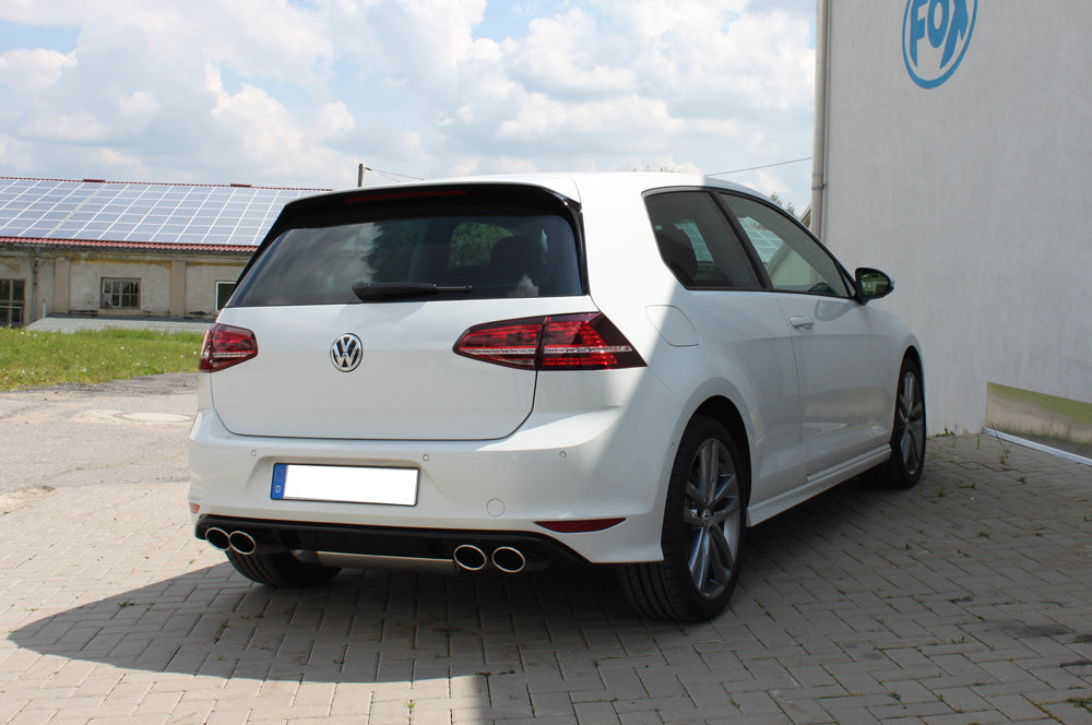 VW Golf VII - starre Hinterachse - Golf R-Optik Endschalldämpfer rechts/links - 2x115x85 Typ 32 rechts/links