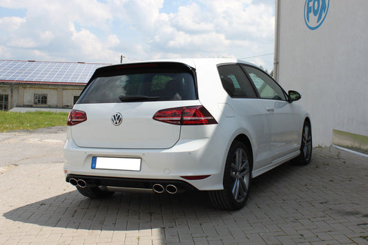 VW Golf VII - starre Hinterachse - Golf R-Optik Endschalldämpfer rechts/links - 2x115x85 Typ 32 rechts/links