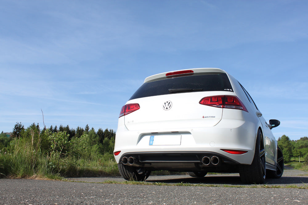VW Golf VII 4-Motion Endschalldämpfer quer Ausgang rechts/links - 2x80 Typ 25 rechts/links