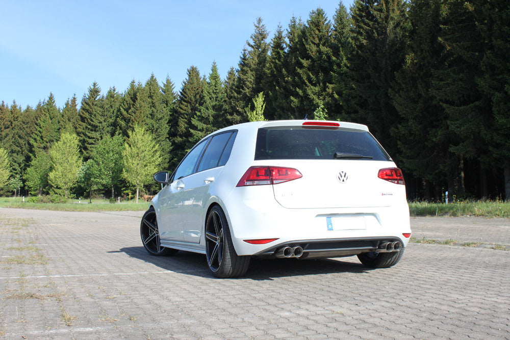 VW Golf VII 4-Motion Endschalldämpfer quer Ausgang rechts/links - 2x80 Typ 25 rechts/links
