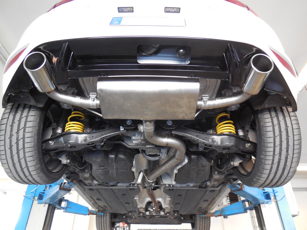 VW Golf VII 4-Motion Endschalldämpfer quer Ausgang rechts/links - 1x100 Typ 16 rechts/links