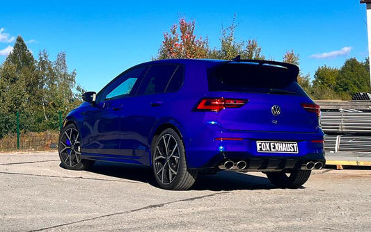FOX VW Golf VIII R Endrohre rechts/links - 2x115x85 Typ 32 rechts/links - passend auf den originalen Endschalldämpfer