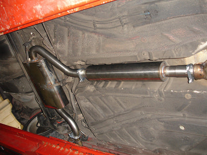 VW Corrado G60 Halbanlage ab Kat Side Pipe - 2x70 Typ 10
