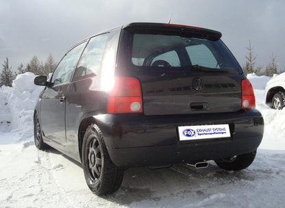 VW Lupo 6X Endschalldämpfer Ausgang mittig - 130x50 Typ 52