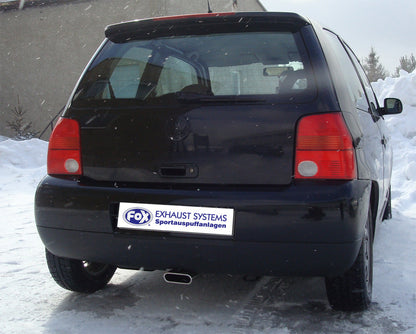 VW Lupo 6X Endschalldämpfer Ausgang mittig - 130x50 Typ 52
