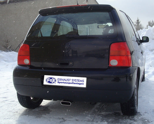 VW Lupo 6X Endschalldämpfer Ausgang mittig - 130x50 Typ 52
