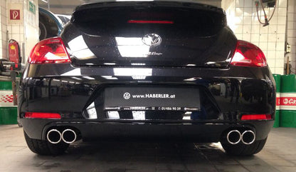 VW Beetle 2,0l - 16 (5C) Coupe & Cabrio Endschalldämpfer Ausgang rechts/links - 2x80 Typ 16 rechts/links