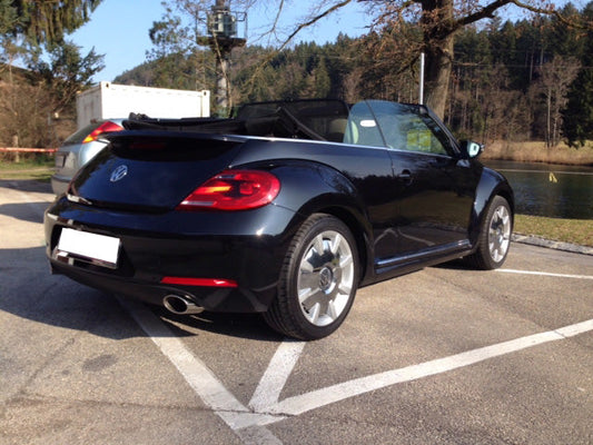 VW Beetle 2,0l - 16 (5C) Coupe & Cabrio Endschalldämpfer Ausgang rechts/links - 115x85 Typ 38 rechts/links