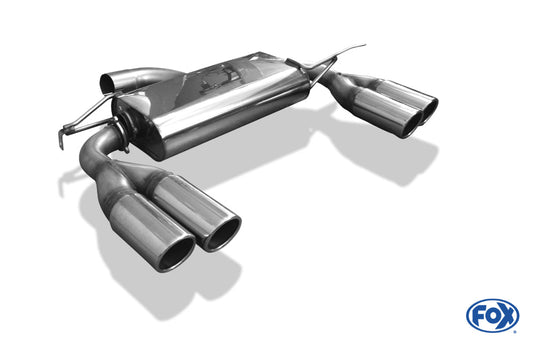 VW Beetle 1,4l - 16 (5C) Coupe & Cabrio - Starre Hinterachse Endschalldämpfer rechts/links - 2x90 Typ 16 rechts/links