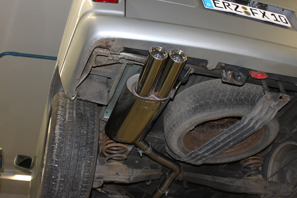 VW T4 - Frontantrieb - Bus/ Transporter/ Multivan/ Caravelle Endschalldämpfer - 2x80 Typ 13