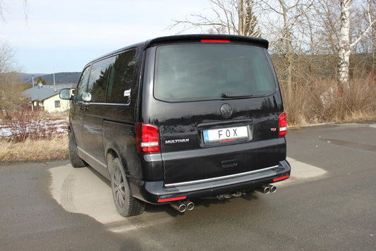 VW Bus T5/ T6 Endschalldämpfer Ausgang rechts/links - 2x80 Typ 13 rechts/links