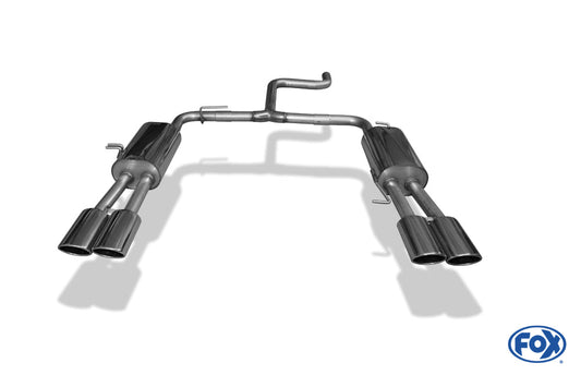 VW Bus T5/ T6 Endschalldämpfer Ausgang rechts/links - 2x115x85 Typ 32 rechts/links