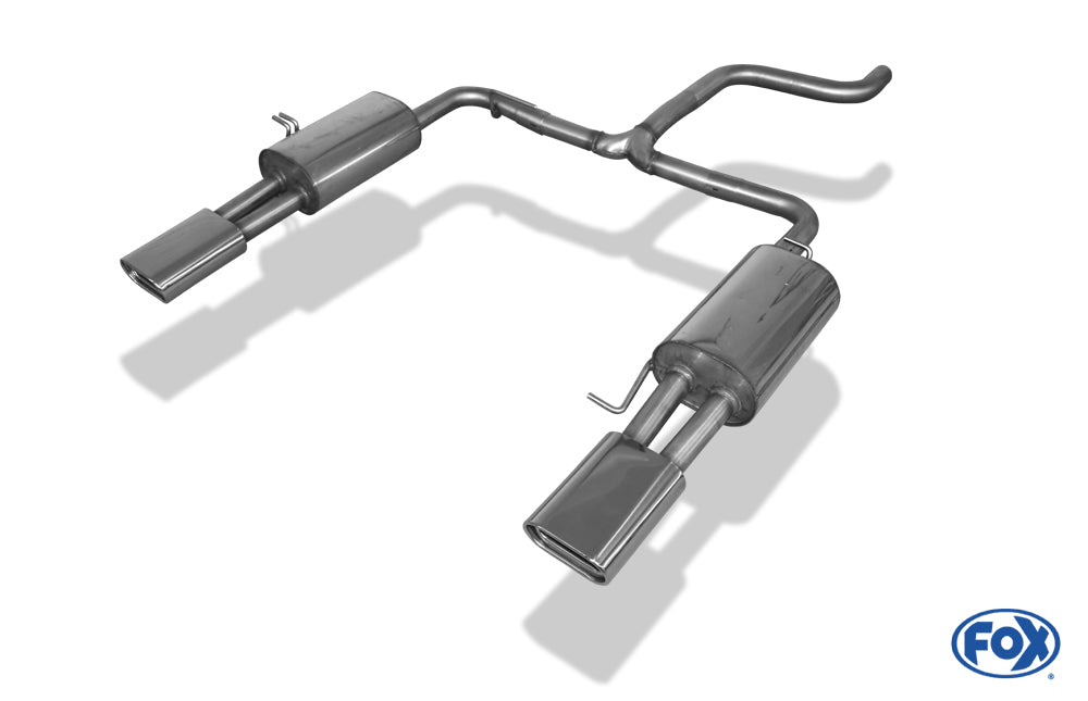 VW Bus T5/ T6 Endschalldämpfer Ausgang rechts/links - 160x80 Typ 53 rechts/links