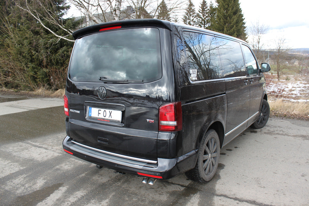 VW Bus T5/ T6 Endschalldämpfer - 2x63 Typ 28