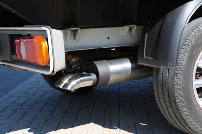 VW Bus T5 Pritsche 4x4 Doppelkabine Endschalldämpfer - 2x63 Typ 28