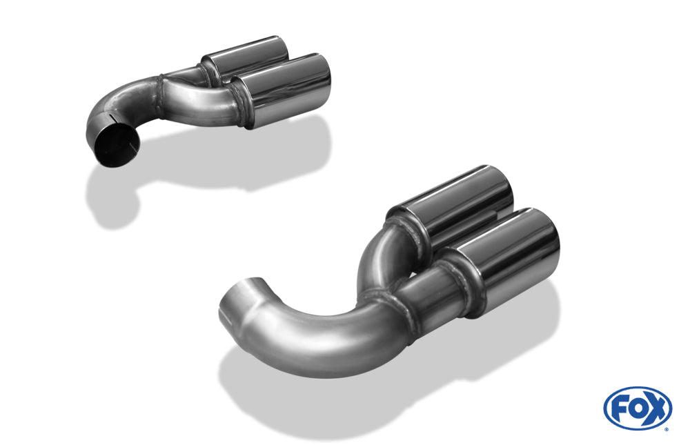 VW Touareg Typ 7L Endrohrpaar zum Anstecken - 2x90 Typ 16 rechts/links