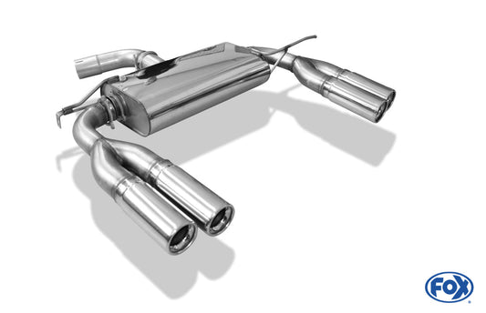VW EOS - 1F Endschalldämpfer einseitig - 2x76 Typ 13 rechts/links