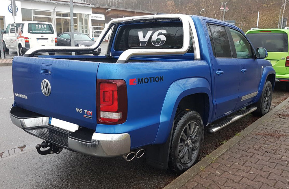 VW Amarok 4x4 Endrohr rechts zur Seite - 2x115x85 Typ 38 rechts