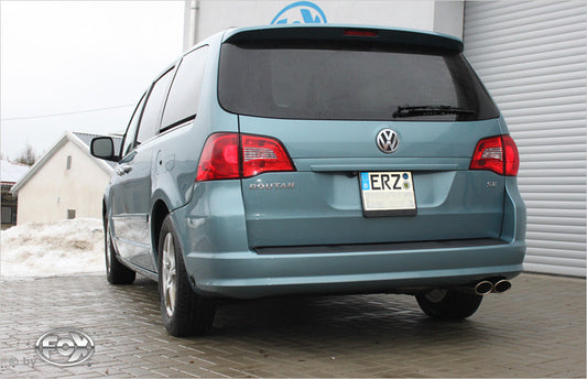 VW Routan Endschalldämpfer - 2x106x71 Typ 32