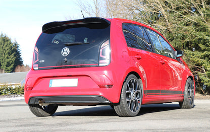 VW UP GTI Endrohrsystem links passend auf originalen oder FOX-Endschalldämpfer - 1x90 Typ 25 links