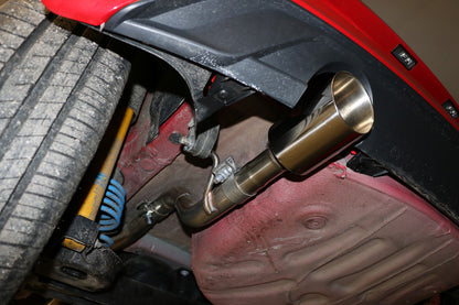 VW UP GTI Endrohrsystem links passend auf originalen oder FOX-Endschalldämpfer - 1x90 Typ 25 links
